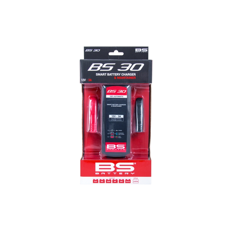 Akkumulátor töltő BS-BATTERY SMART (suitable also for Lithium) 12V 3A