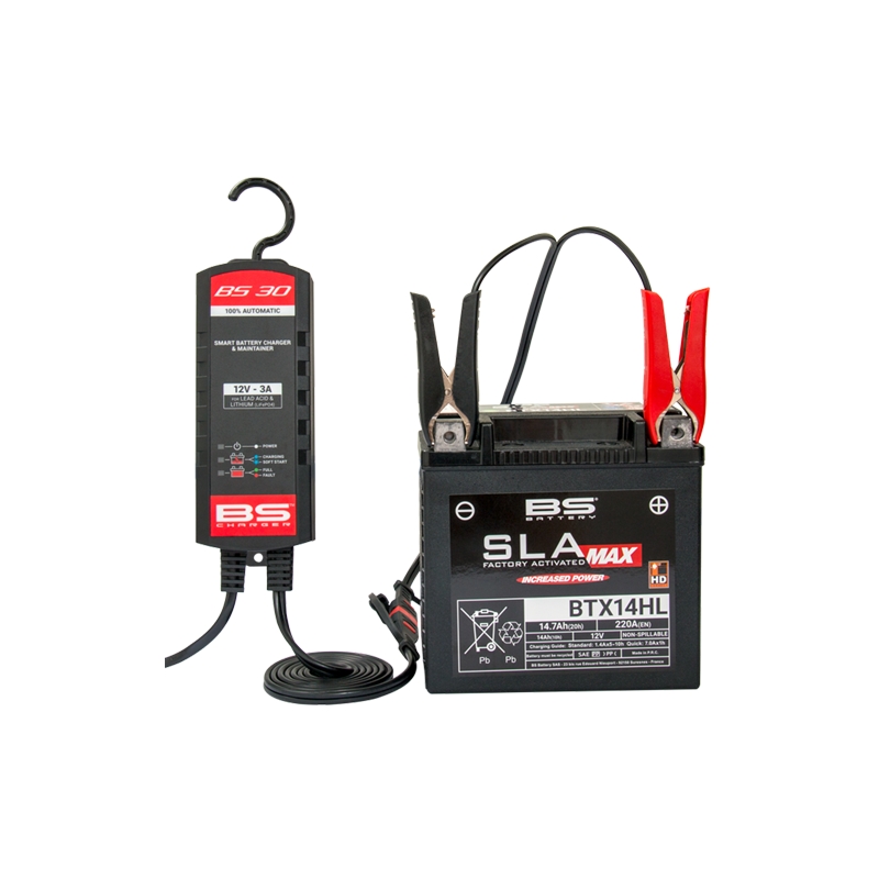Akkumulátor töltő BS-BATTERY SMART (suitable also for Lithium) 12V 3A
