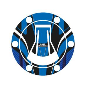 Fuel cap cover PUIG RADIKAL 20614A kék
