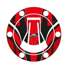 Fuel cap cover PUIG RADIKAL 20614R piros