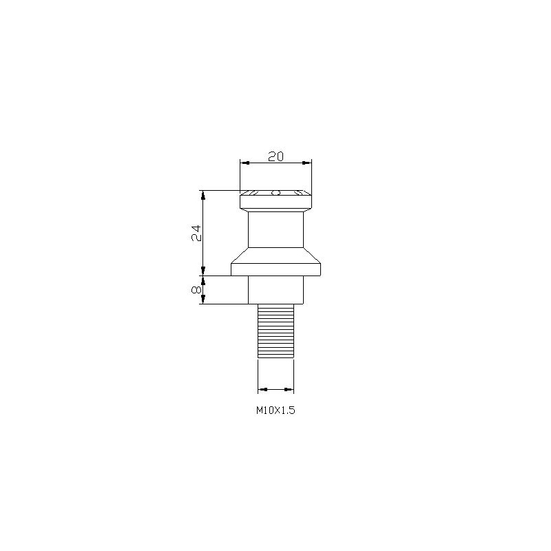 Spools PUIG fekete M10/150