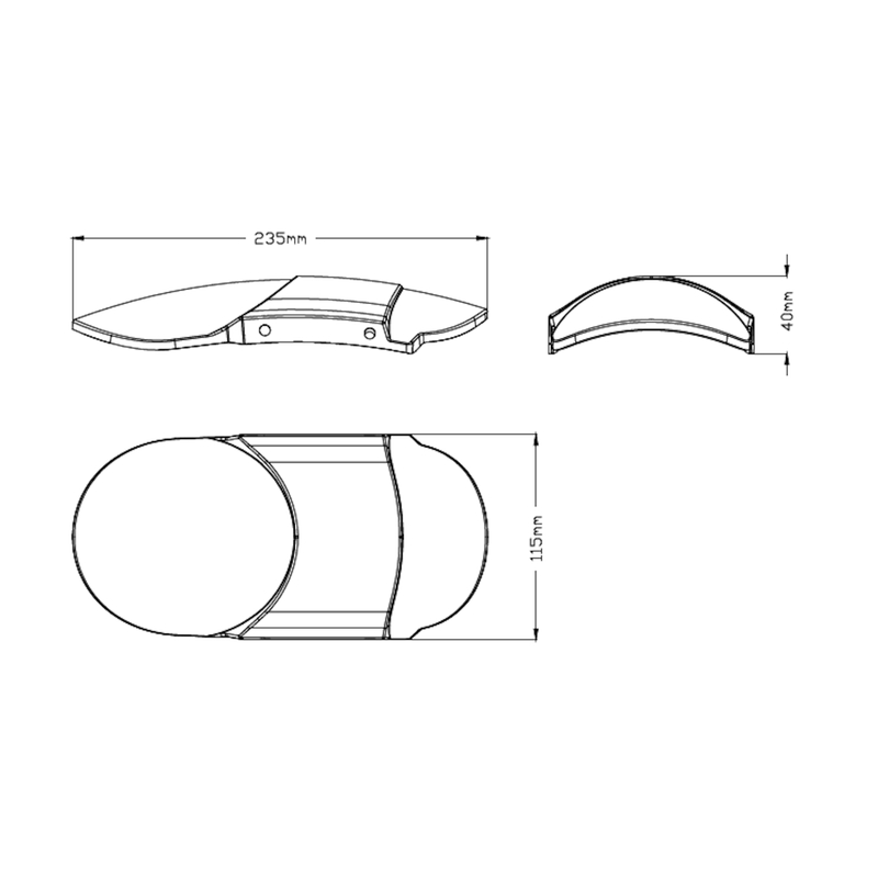 Első sárvédő PUIG of aluminium sheet fekete