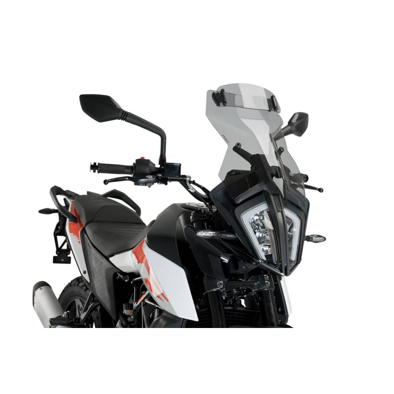 Windscreen PUIG TOURING WITH VISOR smoke