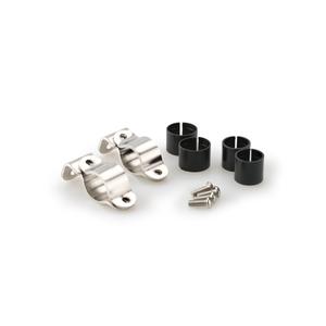 Kit clamps PUIG ROADSTER 2179I rozsdamentes 26mm with rubbers 22mm