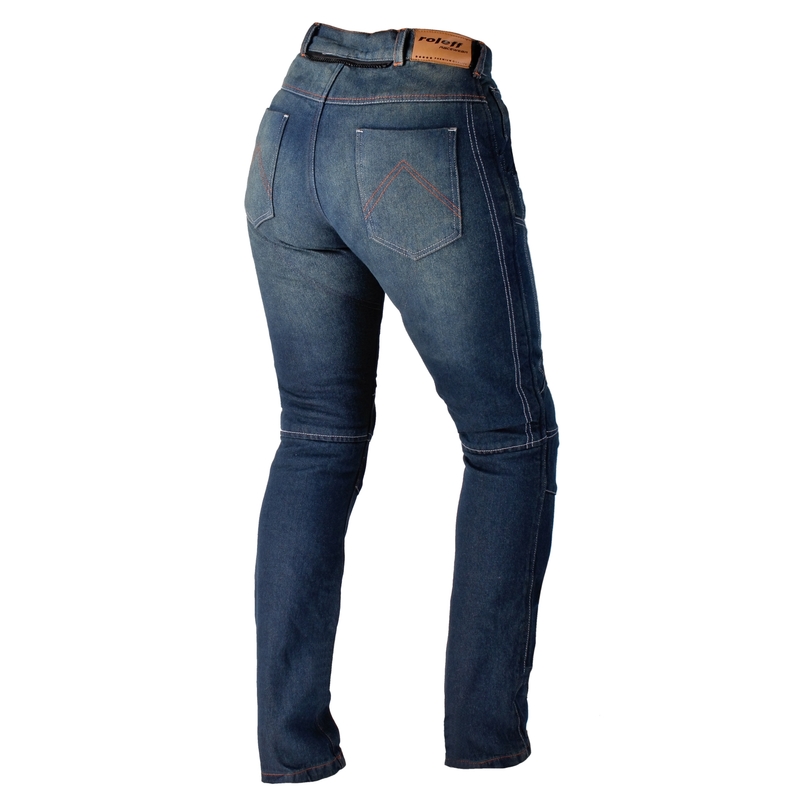Női motoros farmer Roleff Jeans kék