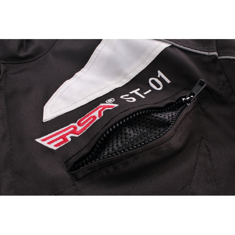 Motoros kabát RSA ST-01 fekete-fehér-kiárusítás