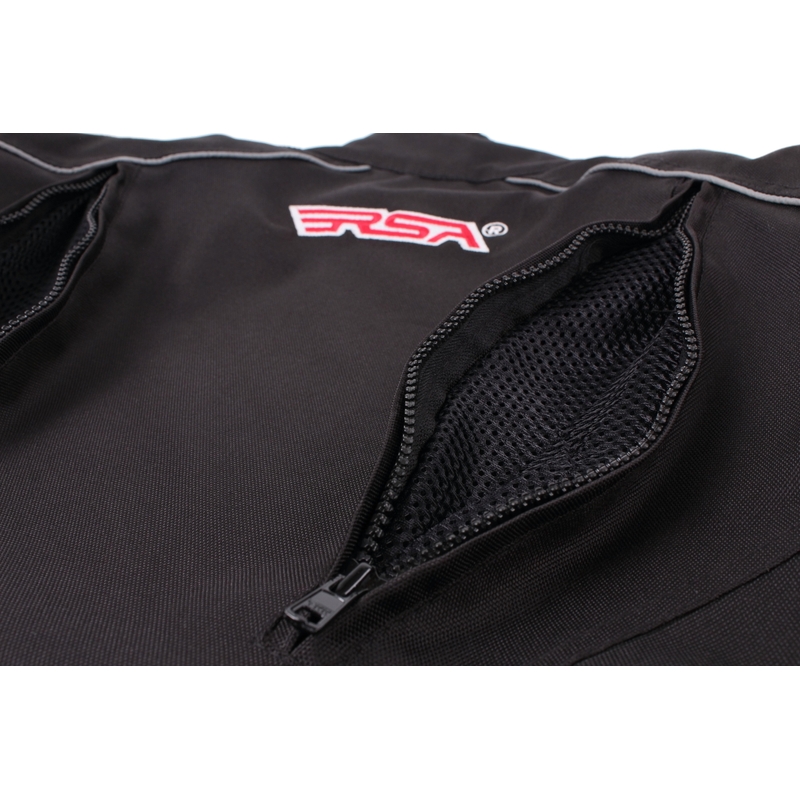 Motoros kabát RSA ST-01 fekete-fehér-kiárusítás