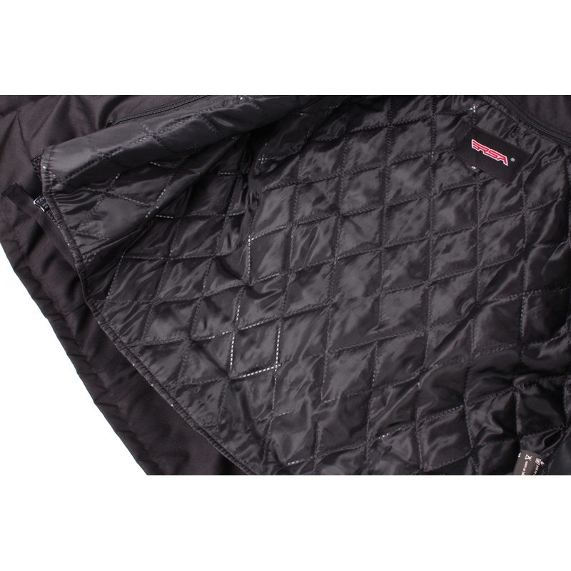 Motoros kabát RSA ST-01 fekete-fehér-kiárusítás