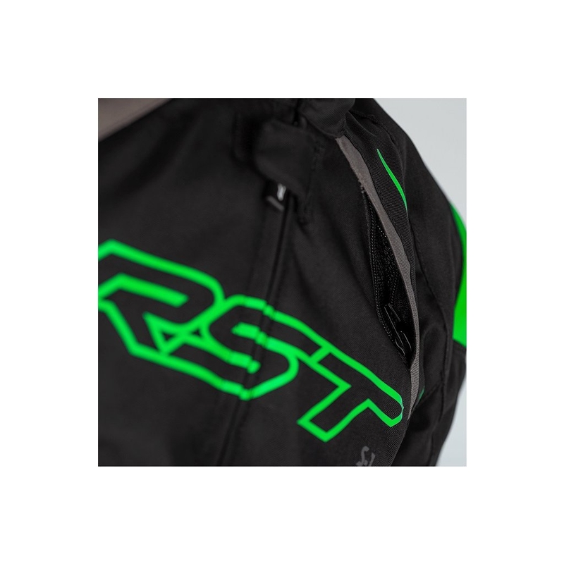 Motorkerékpár kabát RST S-1 CE fekete-szürke-fluo zöld kiárusítás
