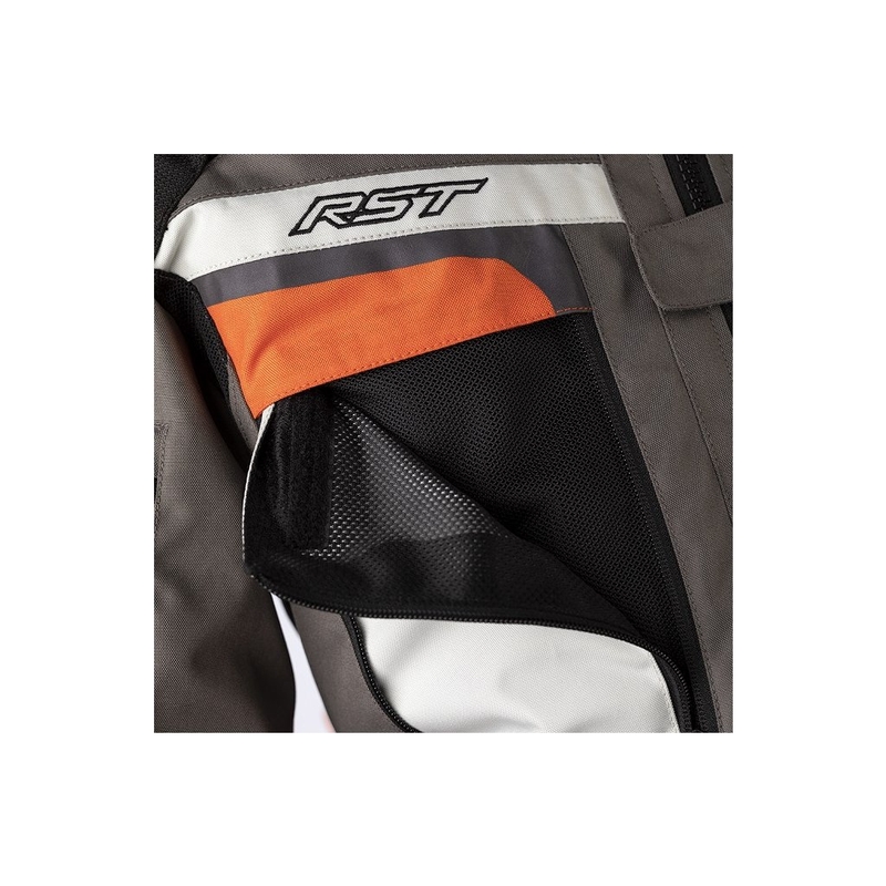 Motoros dzseki RST Pro Series Adventure-Xtreme CE fekete-szürke-ezüst-narancs kiárusítás