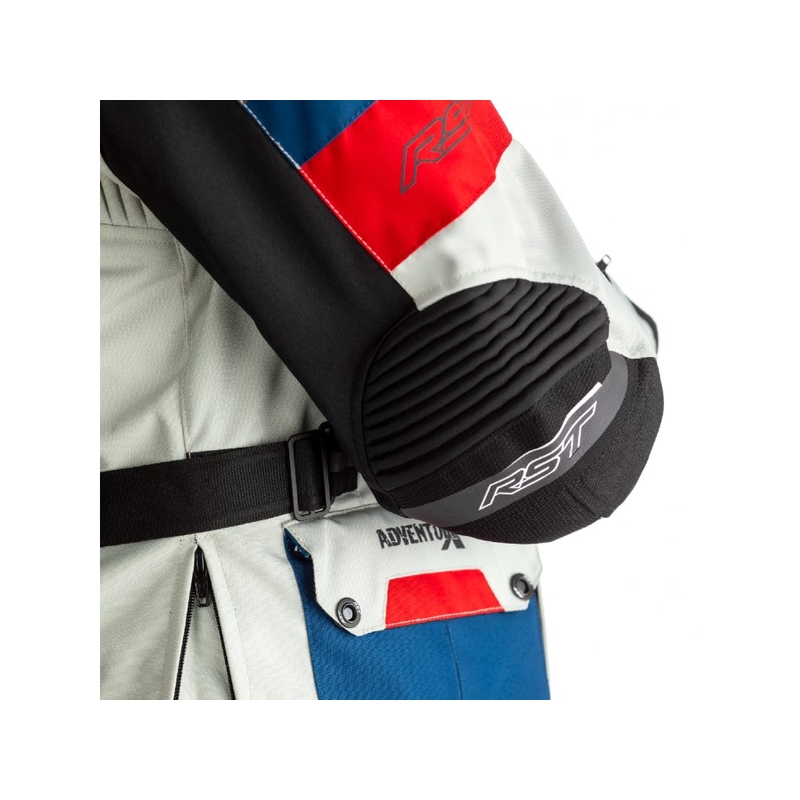 Motoros kabát RST Pro Series Adventure-X CE kék-piros-fehér kiárusítás