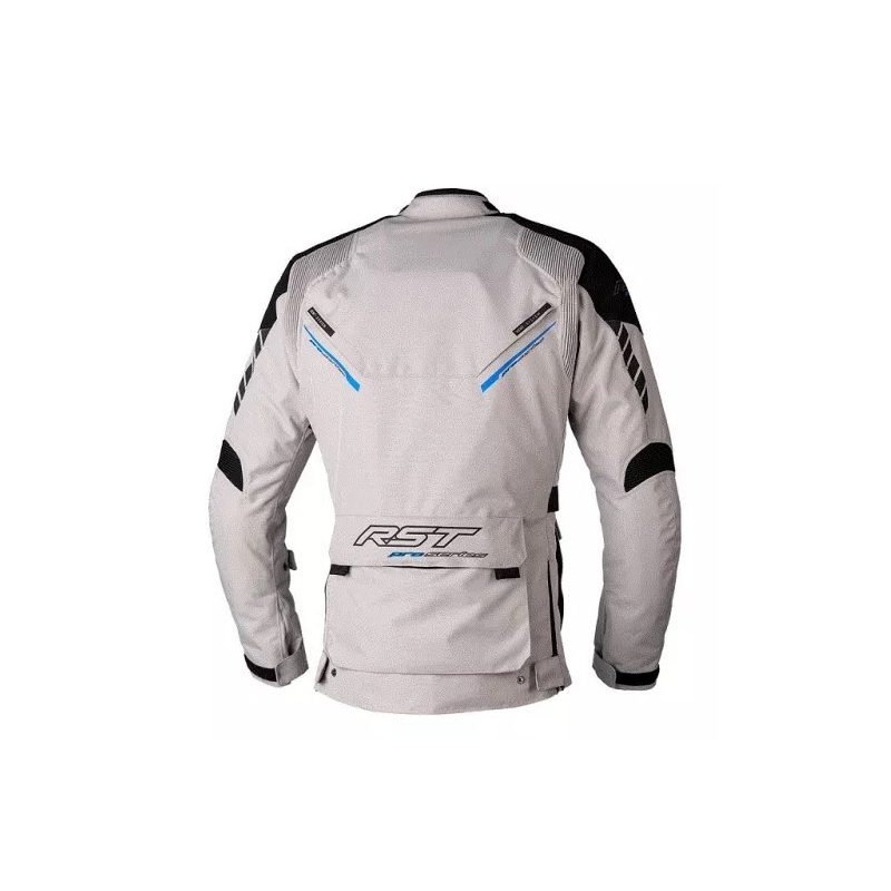 Motorkerékpár Kabát RST Pro sorozat Parancsnok CE ezüst-fekete kiárusítás