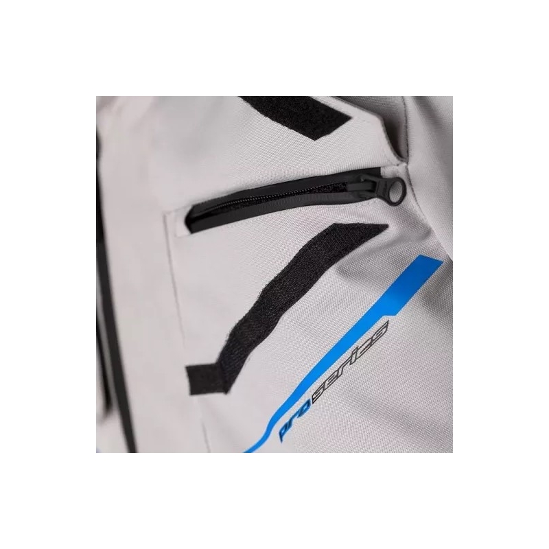 Motorkerékpár Kabát RST Pro sorozat Parancsnok CE ezüst-fekete kiárusítás