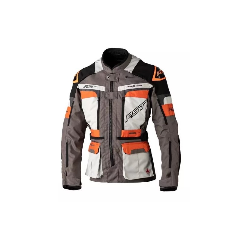 Motoros dzseki RST Pro Series Adventure-Xtreme CE fekete-szürke-ezüst-narancs kiárusítás