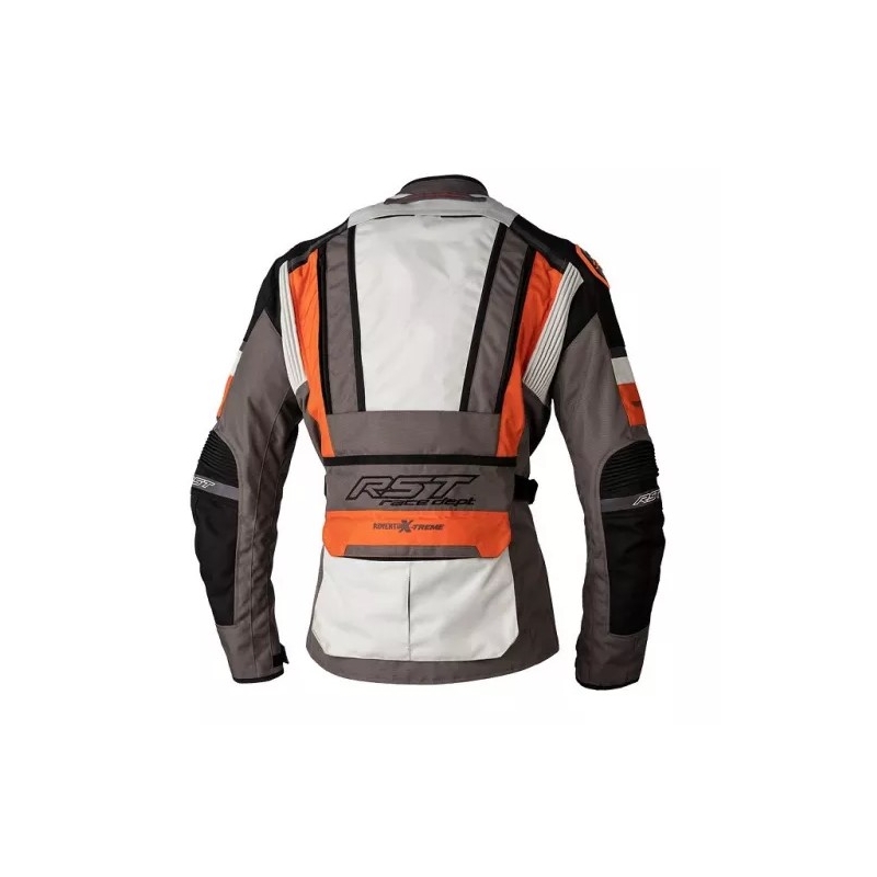 Motoros dzseki RST Pro Series Adventure-Xtreme CE fekete-szürke-ezüst-narancs kiárusítás