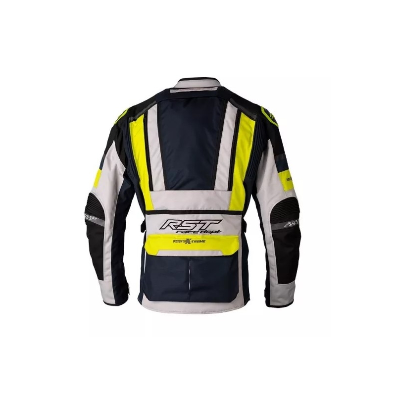 Motoros kabát RST Pro Series Adventure-Xtreme CE ezüst-kék-sárga kiárusítás