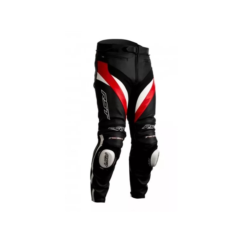 Motoros nadrág RST Tractech Evo 4 CE fekete-fehér-piros kiárusítás