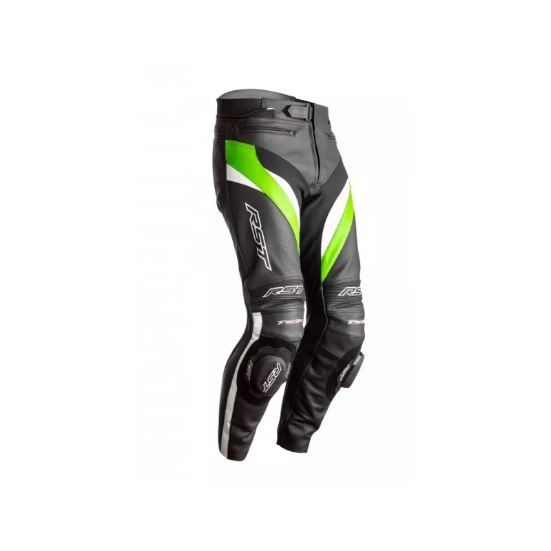 Motoros nadrág RST Tractech Evo 4 CE fekete-fehér-zöld kiárusítás
