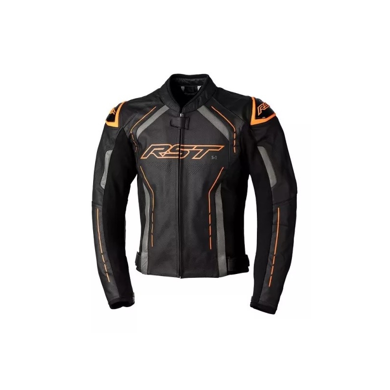 Motoros kabát RST S1 CE fekete-szürke-narancs kiárusítás