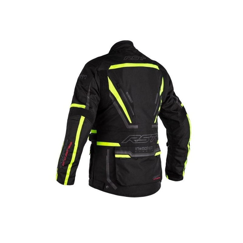 Légzsák kabát RST Pro Series Paragon 6 légzsák CE fekete-fluo sárga kiárusítás
