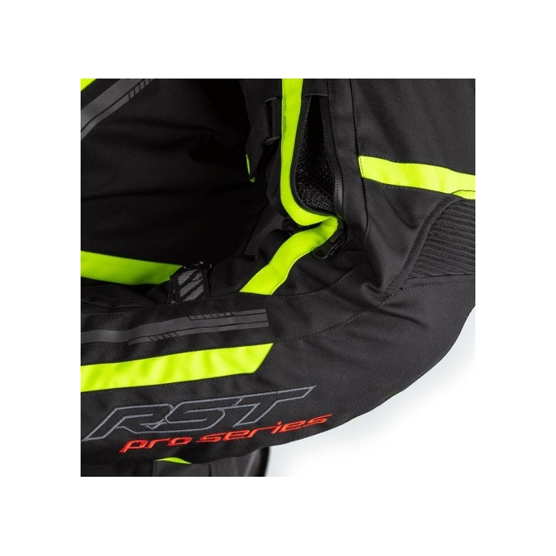 Légzsák kabát RST Pro Series Paragon 6 légzsák CE fekete-fluo sárga kiárusítás