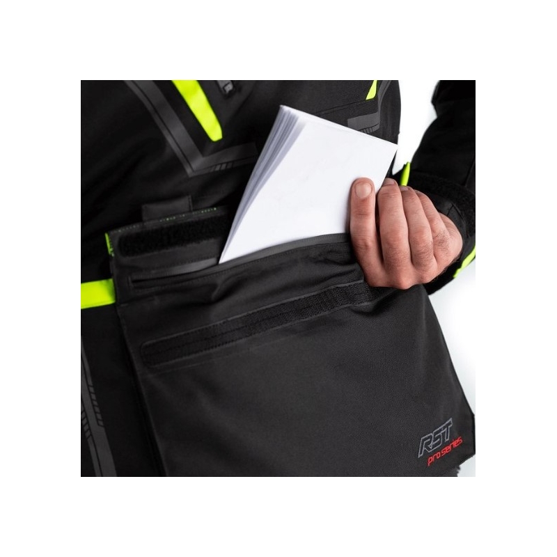 Légzsák kabát RST Pro Series Paragon 6 légzsák CE fekete-fluo sárga kiárusítás