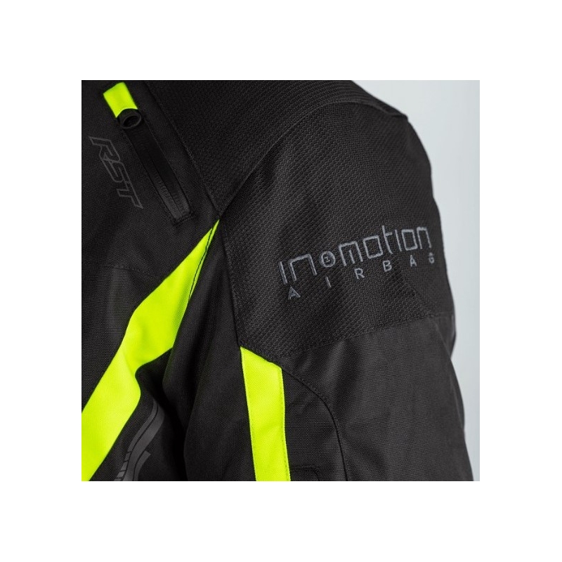 Légzsák kabát RST Pro Series Paragon 6 légzsák CE fekete-fluo sárga kiárusítás
