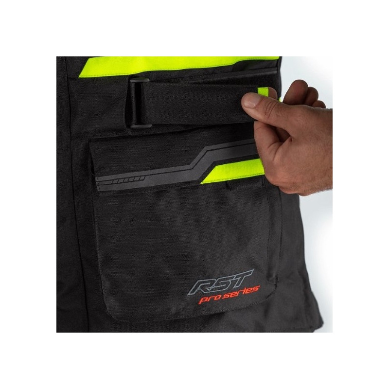 Légzsák kabát RST Pro Series Paragon 6 légzsák CE fekete-fluo sárga kiárusítás