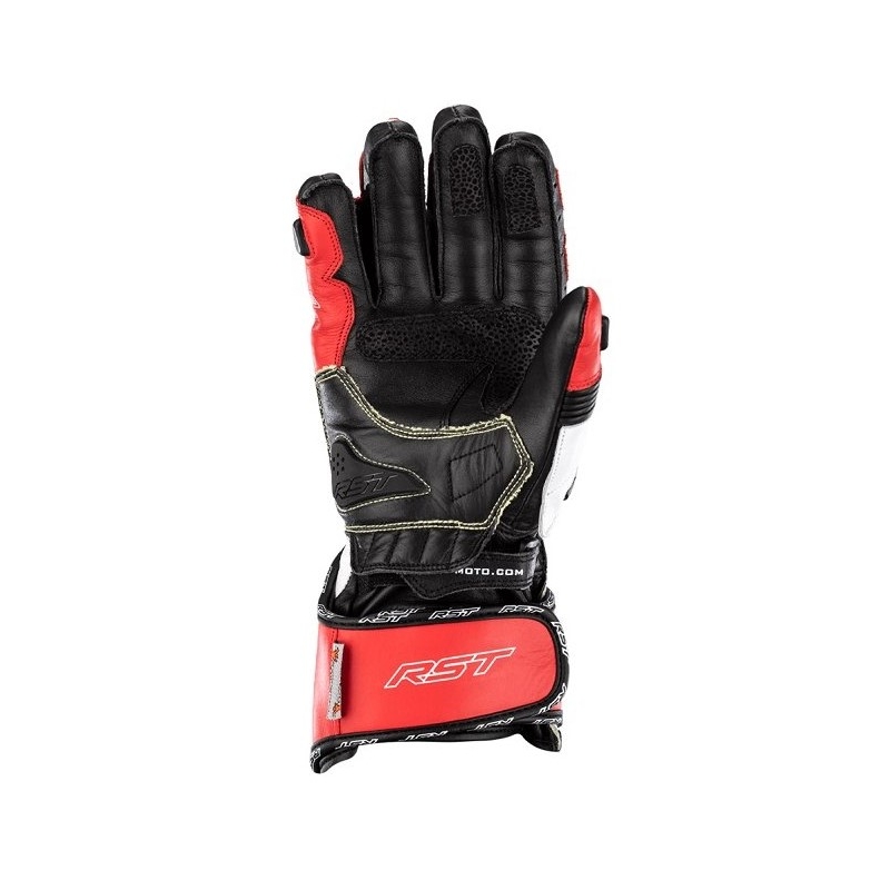 Motorkerékpár kesztyű RST Tractech Evo 4 CE piros-fehér-fekete kiárusítás