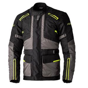 Kabát motorkerékpárhoz RST Endurance CE fekete-szürke-fluo sárga kiárusítás výprodej