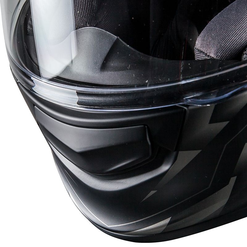 Motorkerékpár integrált sisak Scorpion EXO-510 légmérleg fekete-ezüst akció kiárusítás