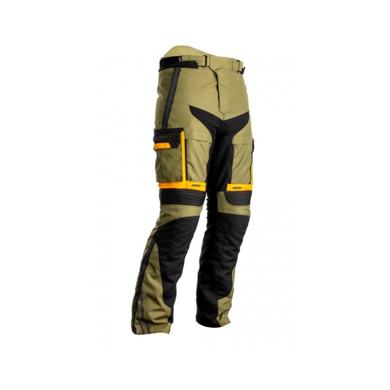Motoros nadrág RST Pro sorozat Adventure-X CE Fekete-Zöld-Narancs kiárusítás