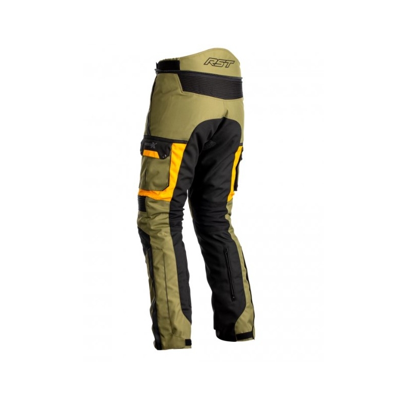 Motoros nadrág RST Pro sorozat Adventure-X CE Fekete-Zöld-Narancs kiárusítás