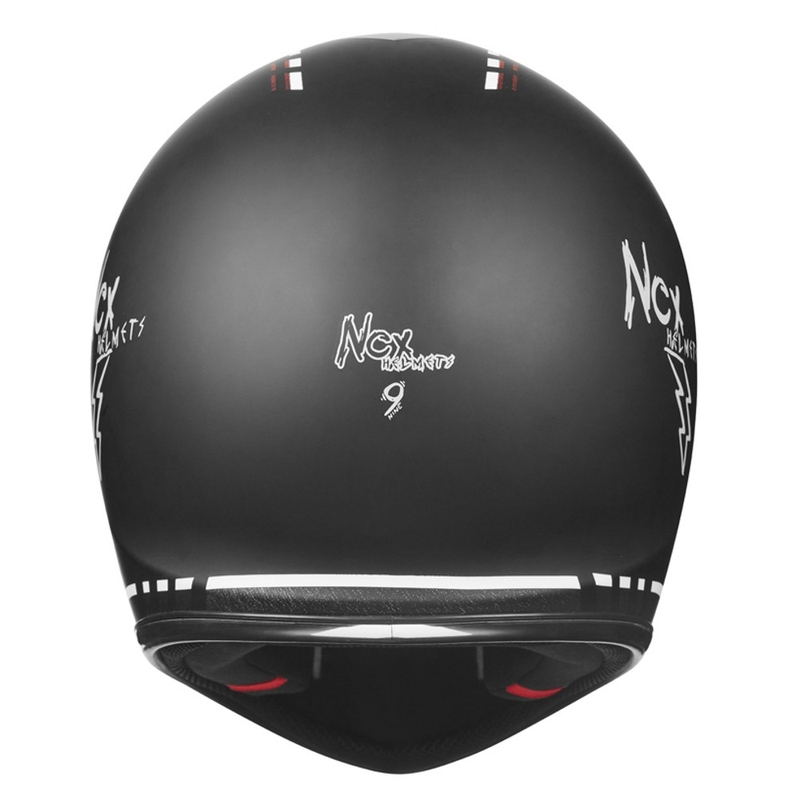 Integrált motorkerékpár sisak NOX PREMIUM Hetvenkilenc fekete