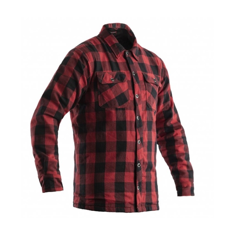 Motorkerékpár ing RST X Lumberjack CE fekete-piros kiárusítás