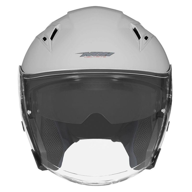 NoX N128 szürke motoros sisak felnyitása