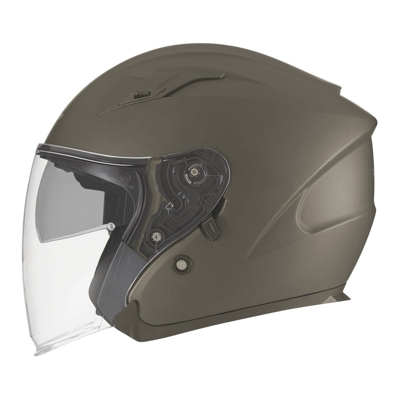 Nyitott sisak a NOX N128 khaki motorkerékpárhoz kiárusítás