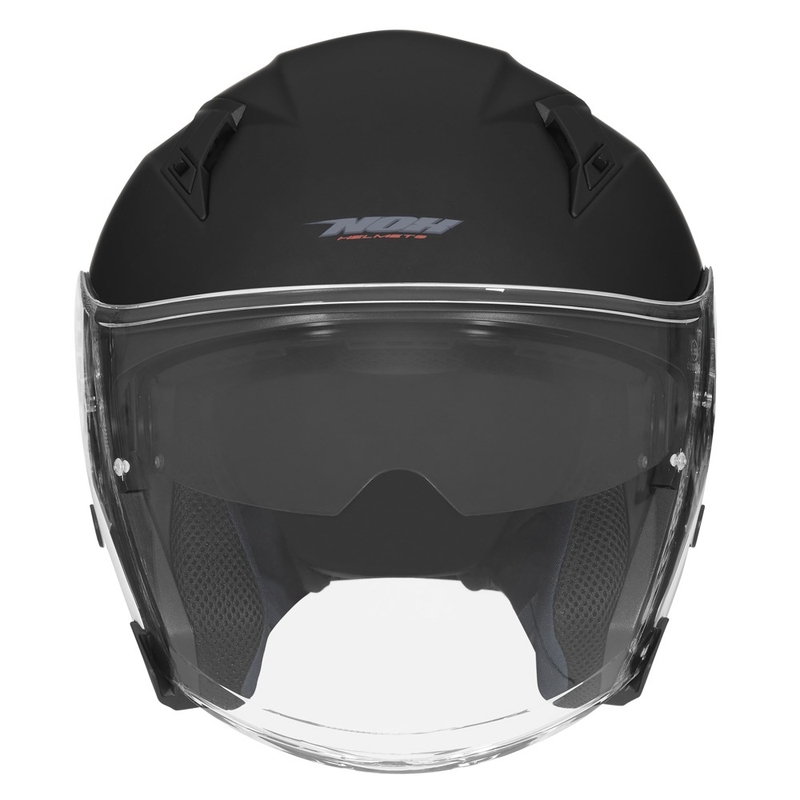 Nyitott motoros sisak NOX N128 fekete matt kiárusítás