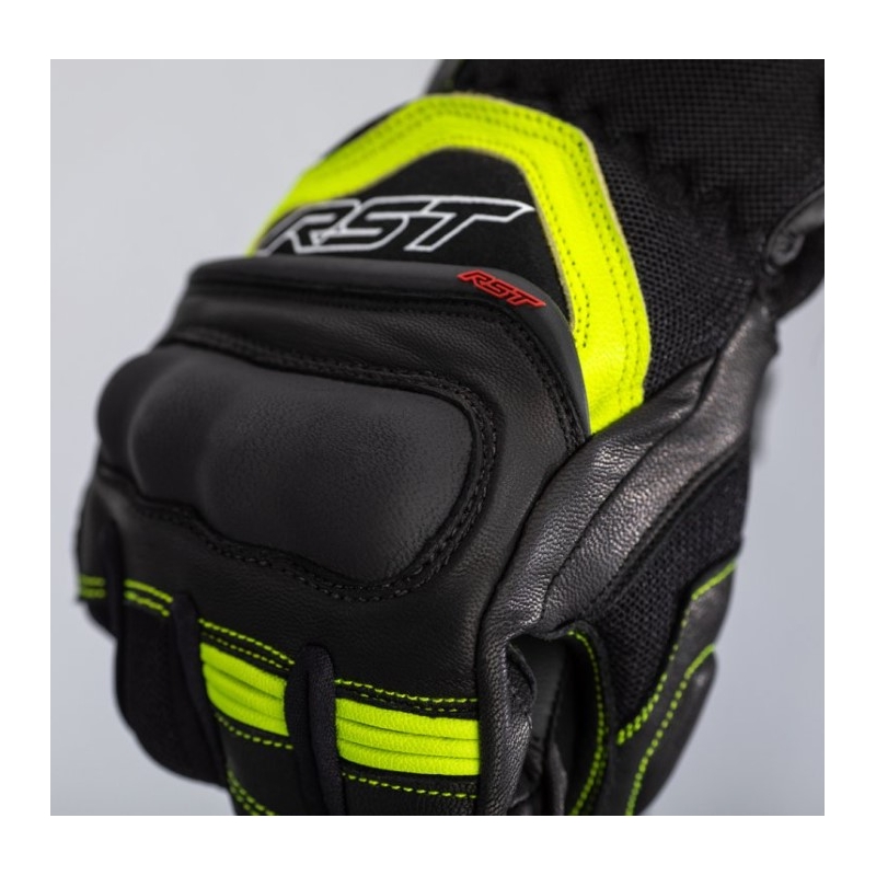 Motorkerékpár kesztyű RST Urban Air 3 Mesh CE fekete-fluo sárga kiárusítás