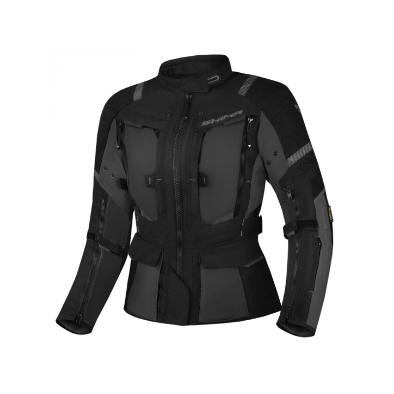 Női motoros kabát Shima Hero 2.0 fekete