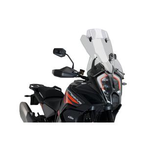 Windshield PUIG TOURING PLUS WITH VISOR 20817H smoke
