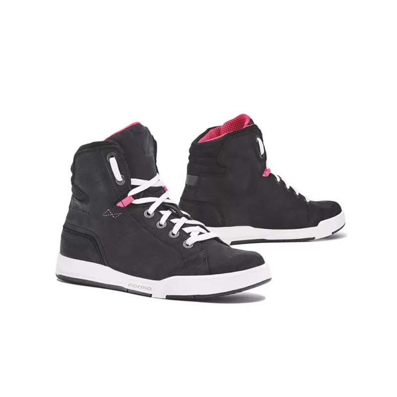 Női motoros cipő Forma Swift Dry WP fekete-fehér