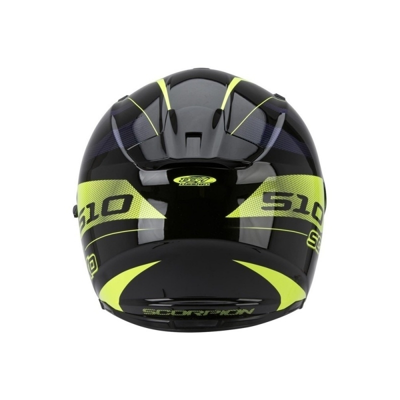 Motorkerékpár integrált sisak Scorpion EXO-510 Stage Fekete-sárga akció kiárusítás