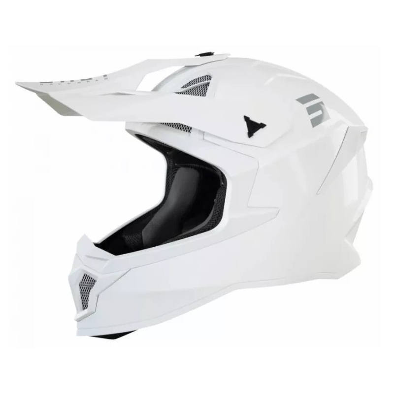 Motocross Sisak Shot Lite Fury Solid 2.0 fehér