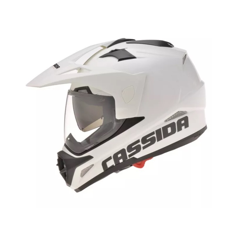 Enduro sisak Cassida Tour motorkerékpár fehérhez kiárusítás