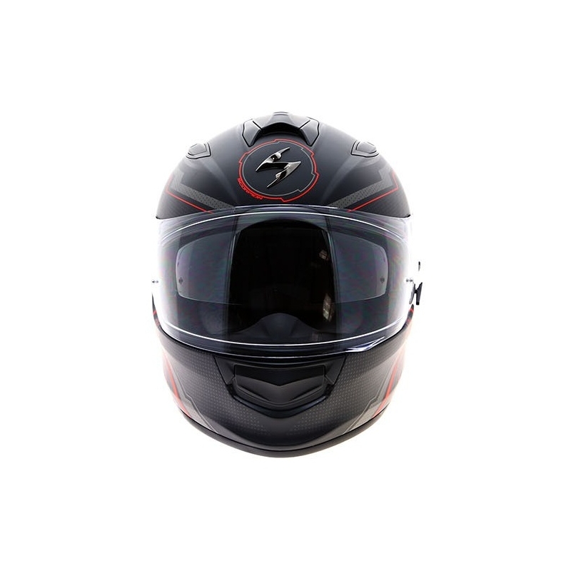 Beépített motoros sisak Scorpion EXO-510 Air Sync fekete matt-piros eladó kiárusítás