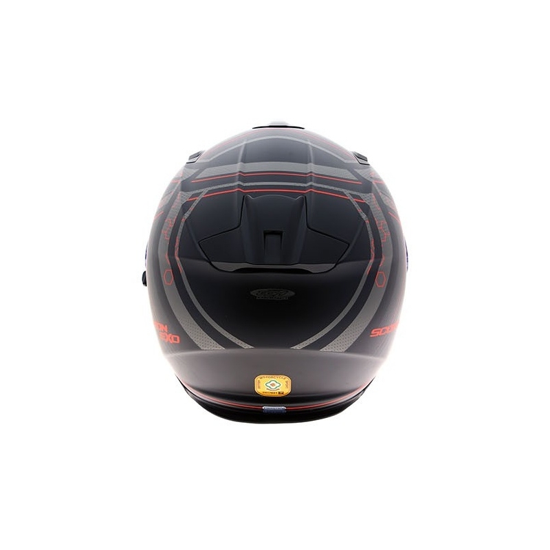 Beépített motoros sisak Scorpion EXO-510 Air Sync fekete matt-piros eladó kiárusítás