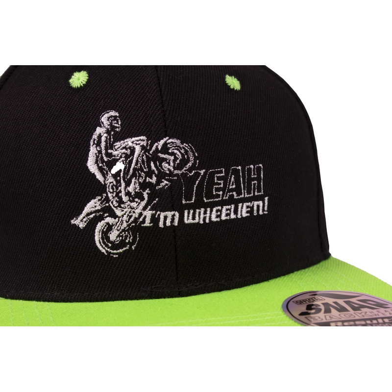 Wheelie sapka fekete-zöld kiárusítás