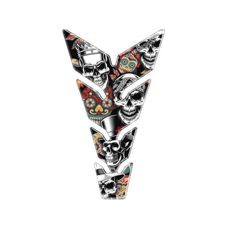 Print - Max Skulls2 üzemanyagtartály matrica
