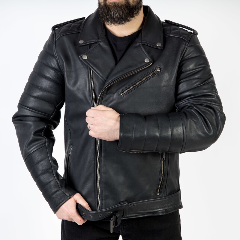 Ozone Ramones Modern motoros kabát fekete kiárusítás